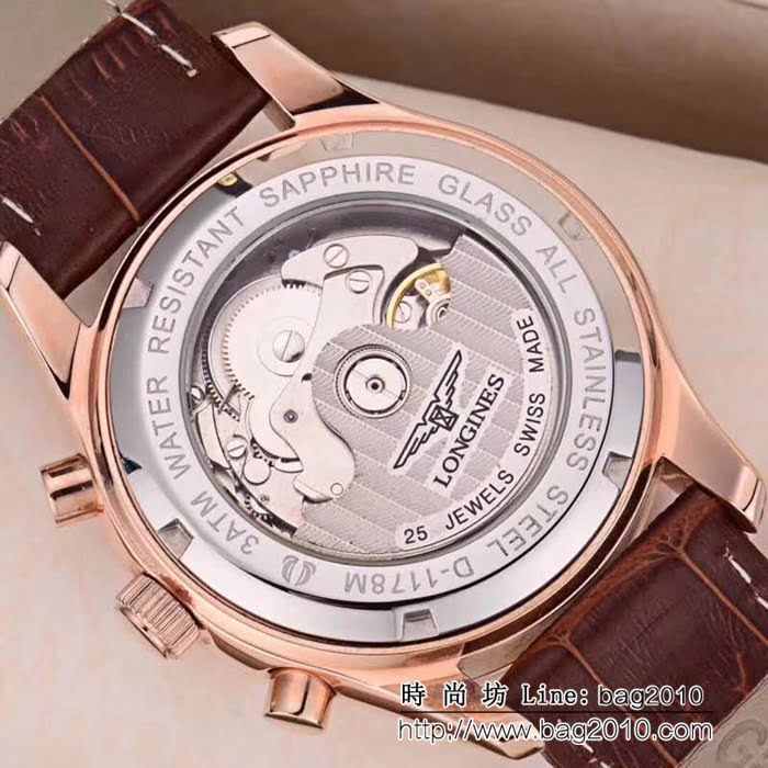 LONGINES浪琴 多功能新款 精品男士腕表 WSS0023